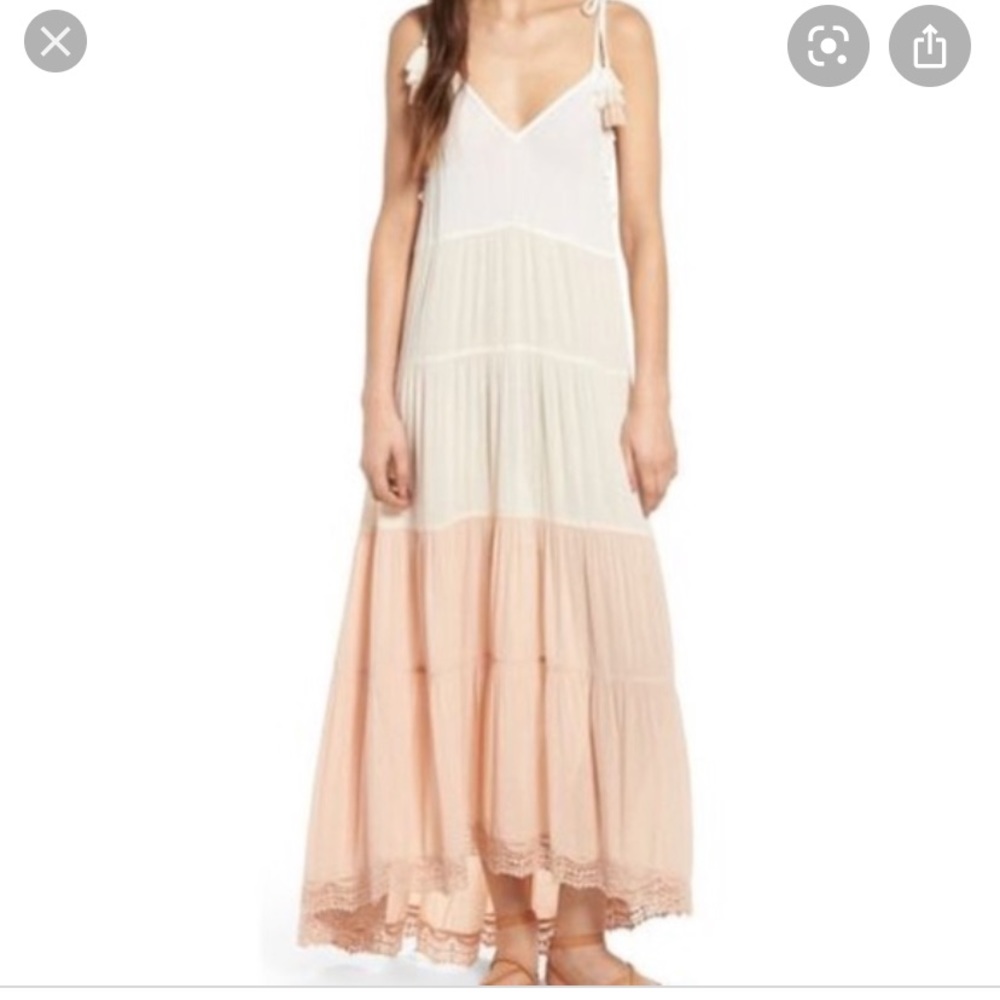 Ombré maxi with tassels